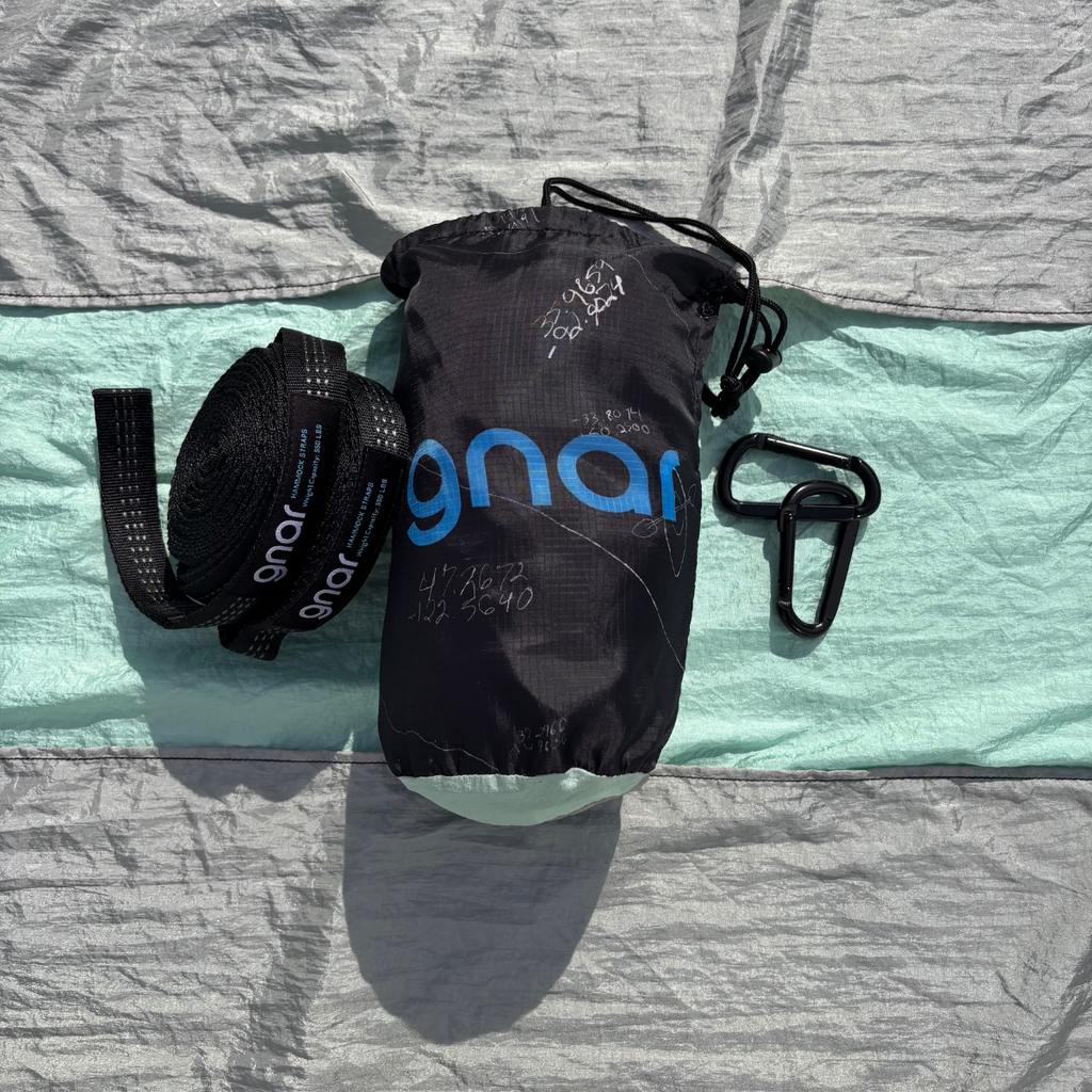 Gnar Double Hammock (Mint/Gray)